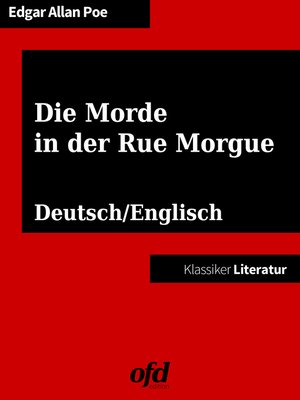 cover image of Die Morde in der Rue Morgue--The Murders in the Rue Morgue